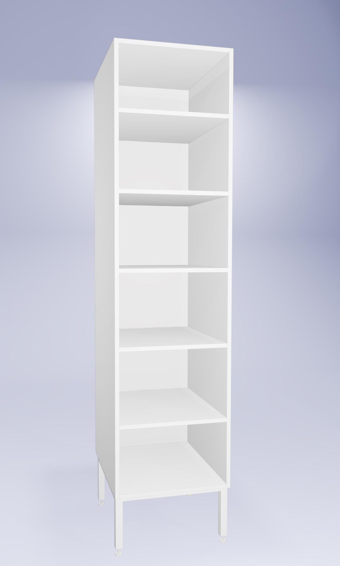Korkea avokaappi, hyllykkö