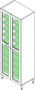 Biology tray cabinet O-BTK3.
